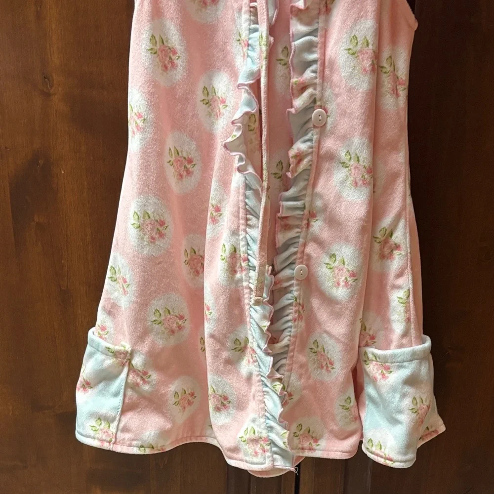 SweetHoney Light Pink Floral Ruffle Swim Coverup — so sweet!! size 6 - Picture 7 of 7